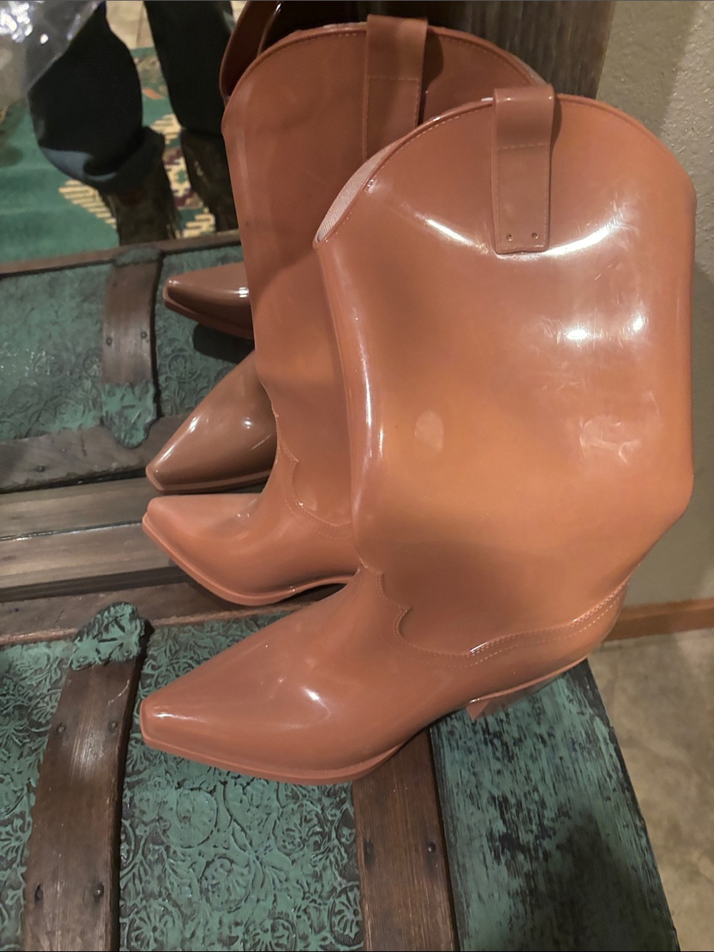 Jeffrey Campbell Western Boots never worn new 9 coat sold separately Rainboots - Picture 2 of 3